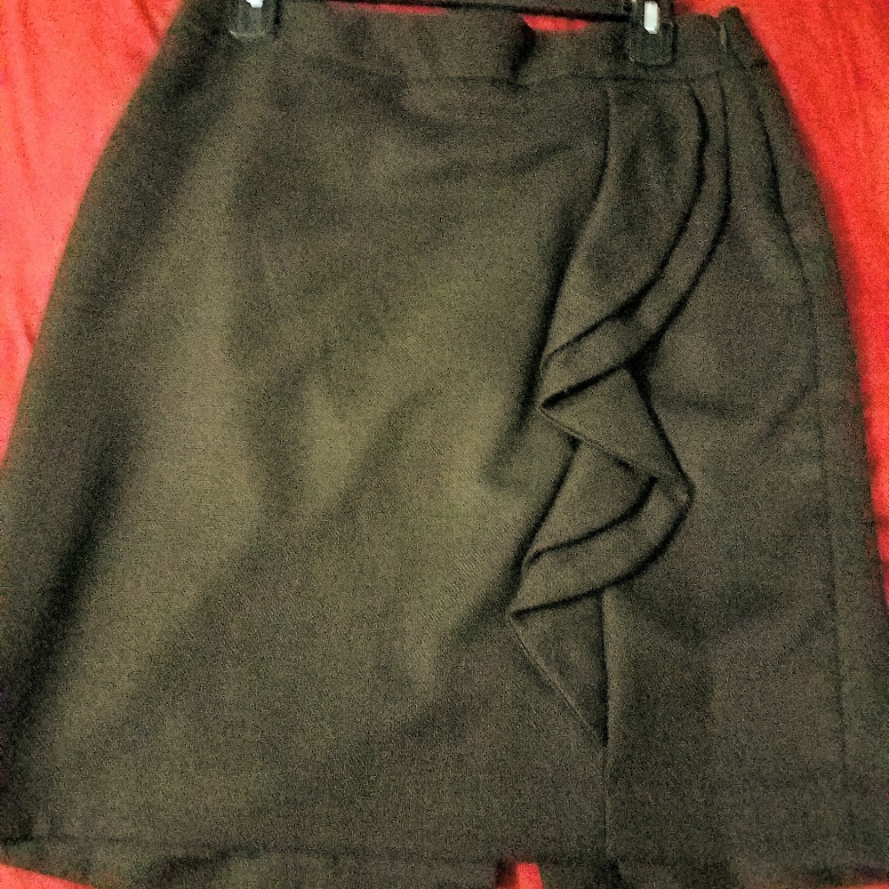 brown pencil skirt